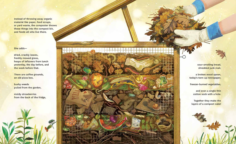 Inside the Compost Bin