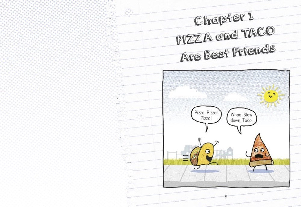 Pizza and Taco: Who's the Best? (A Graphic Novel) (Book #1)