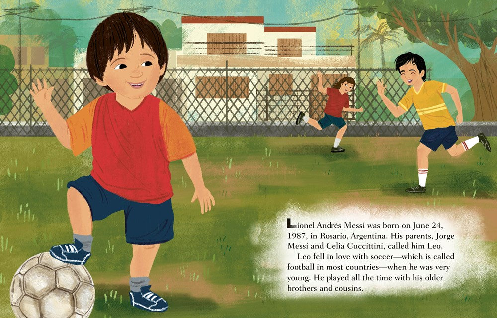 Lionel Messi: A Little Golden Book Biography