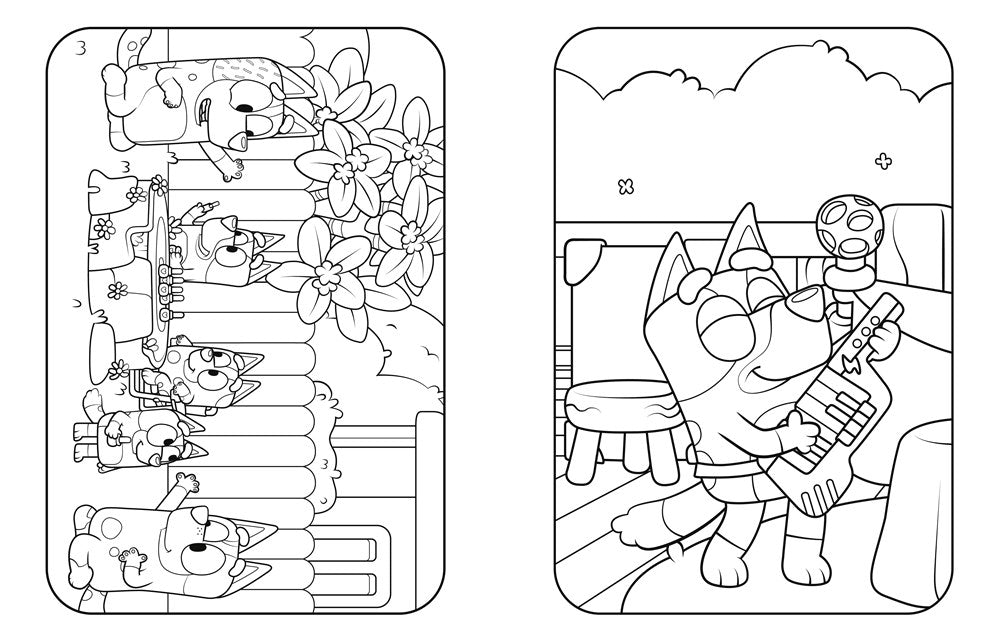 Bluey: Fun and Games: A Coloring Book