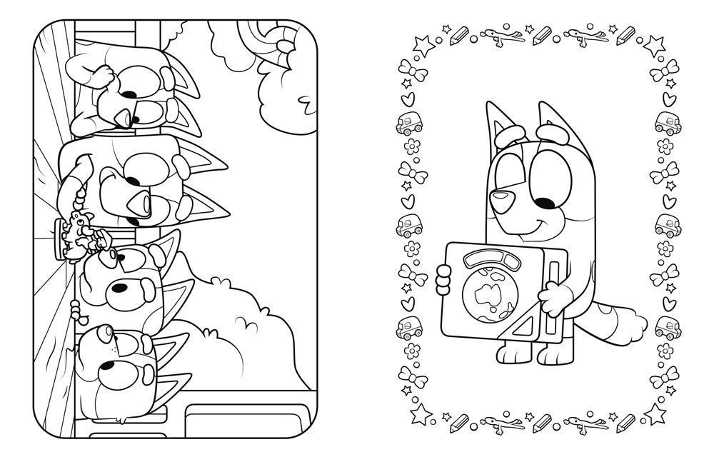 Bluey: Fun and Games: A Coloring Book