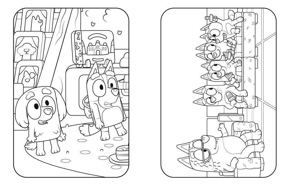 Bluey: Fun and Games: A Coloring Book