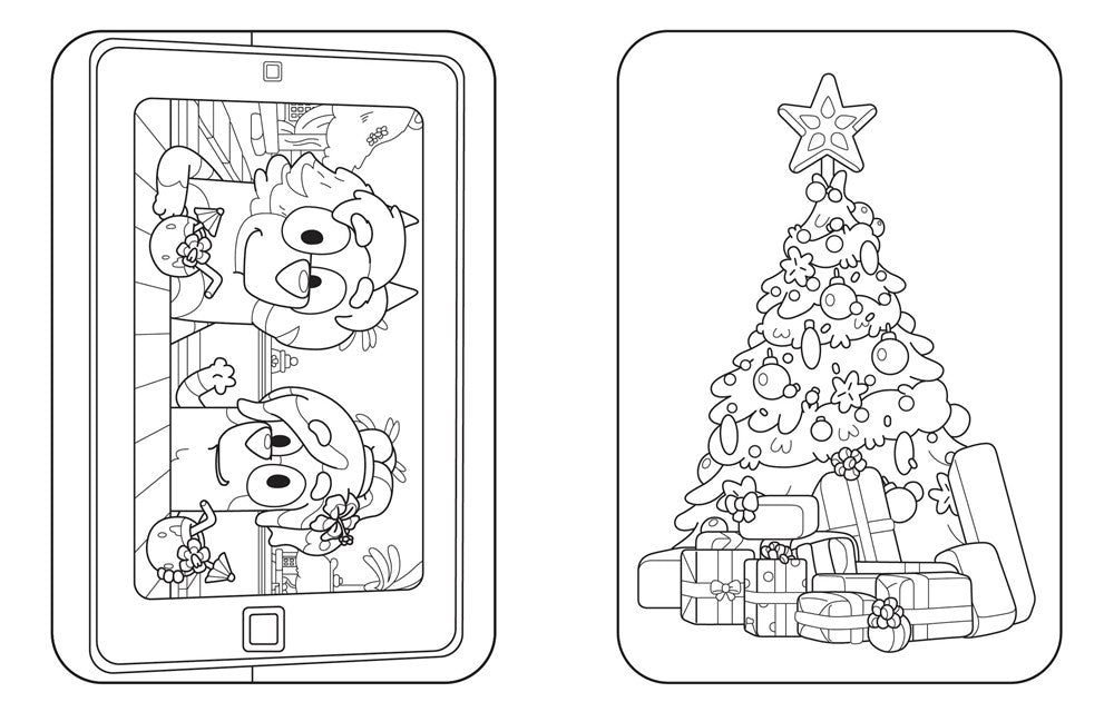 Bluey: Merry Christmas: A Coloring Book
