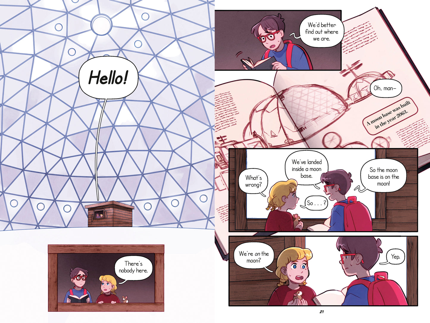 Midnight on the Moon Graphic Novel (Book #8)