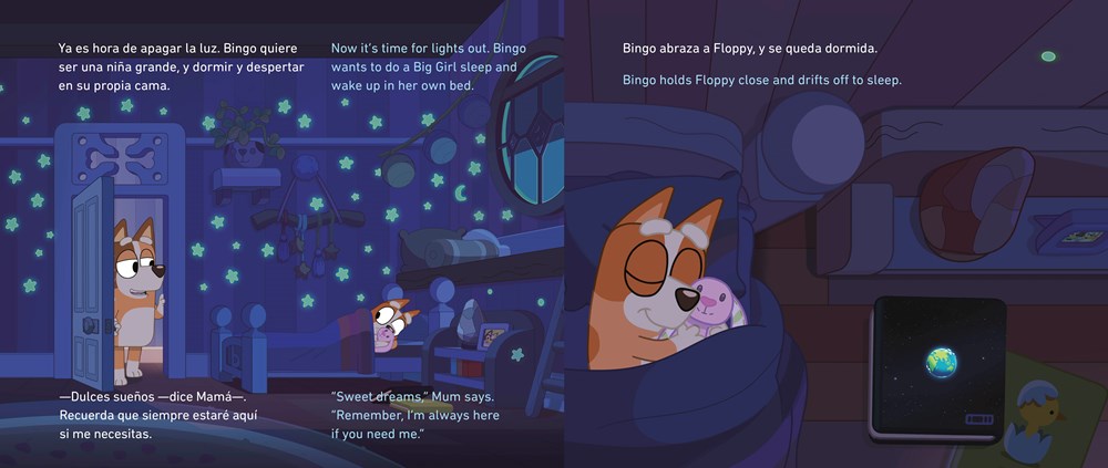 Bluey: Hora de dormir / Sleepytime (Bilingual Edition)