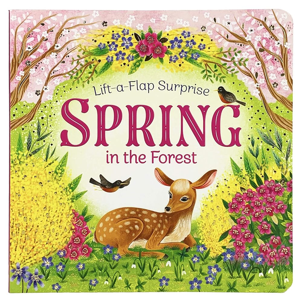 Spring In The Forest Deluxe Lift-a-Flap & Pop-Up Seasons Children's Board Book (Lift-a-flap Surprise) cover image