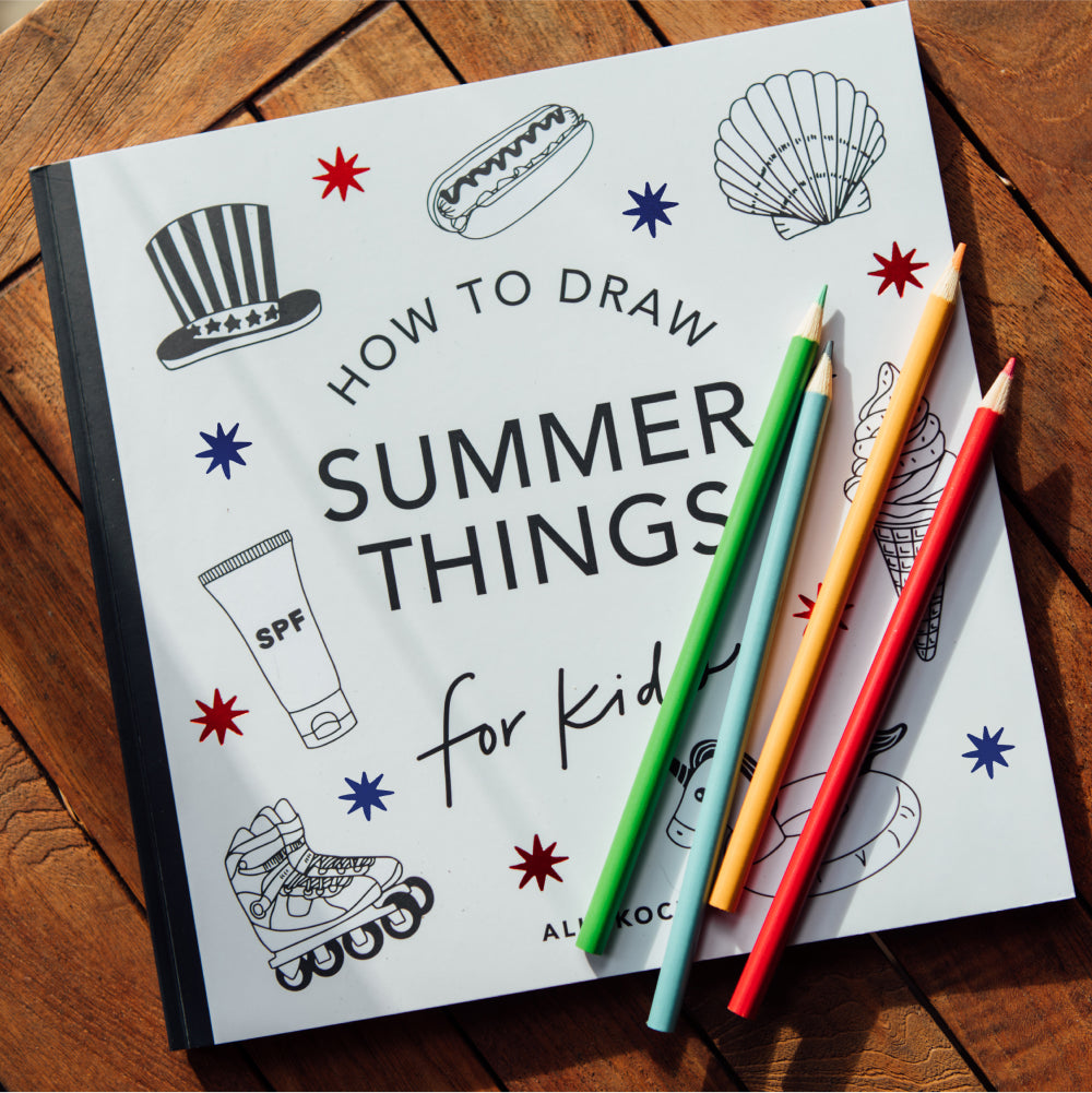 Summer Things: How to Draw Books for Kids Featuring Beach Fun, Summer Camp, Picnics, and More (Book #9)
