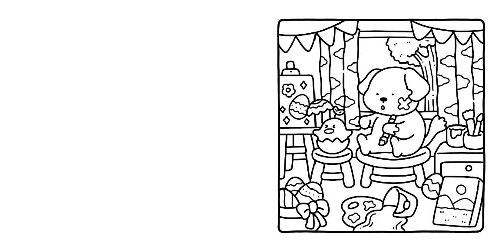 Cozy Cuties: Coloring Book for Adults and Kids