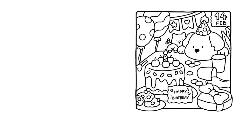 Cozy Cuties: Coloring Book for Adults and Kids