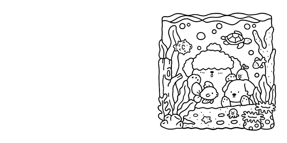 Cozy Cuties: Coloring Book for Adults and Kids