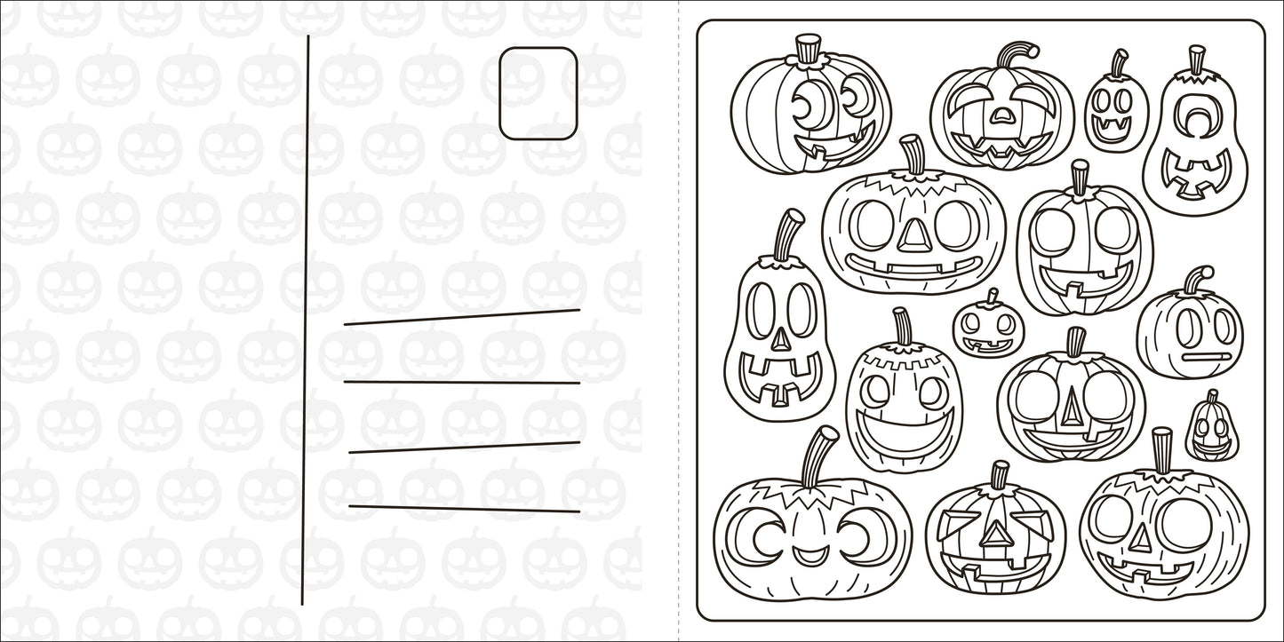 Super Cuties: A Cozy Halloween Coloring Book