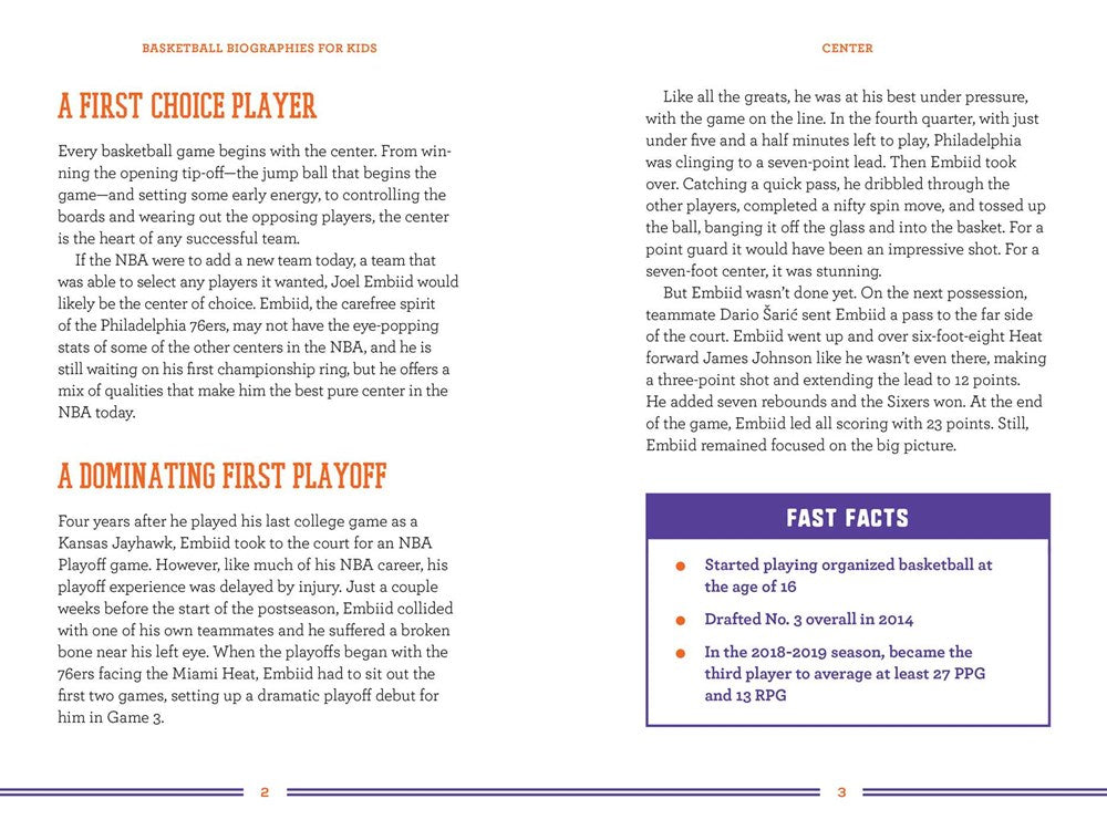 Basketball Biographies for Kids: Stories of Basketball's Most Inspiring Players