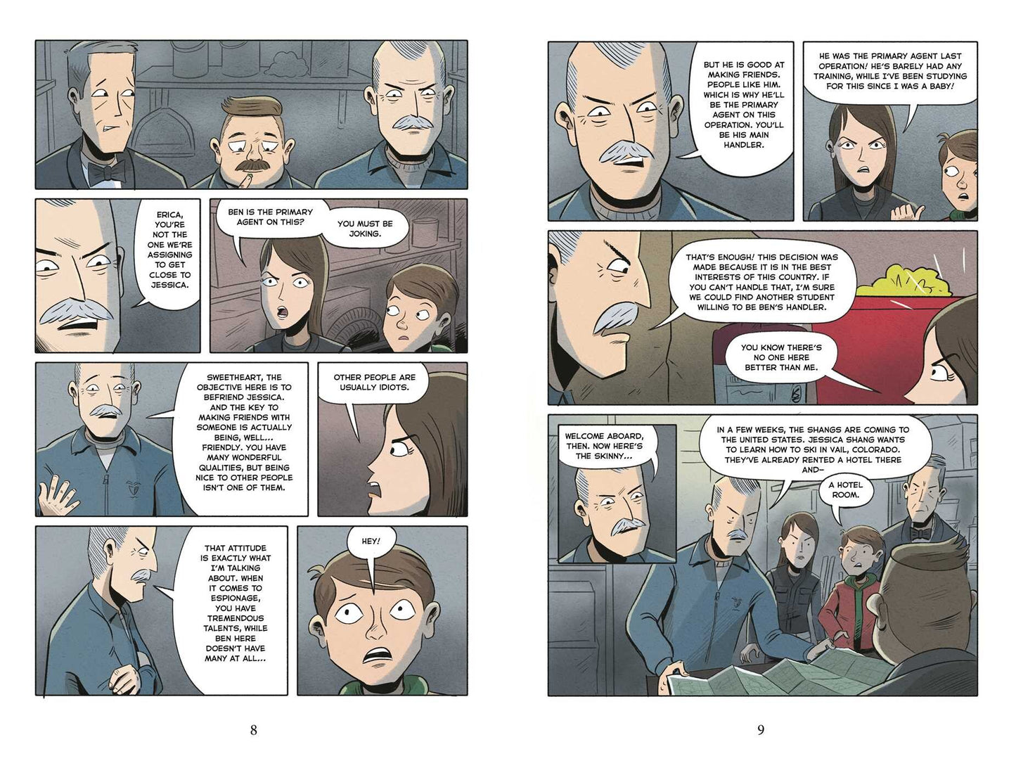 Spy Ski School the Graphic Novel (Book #4)
