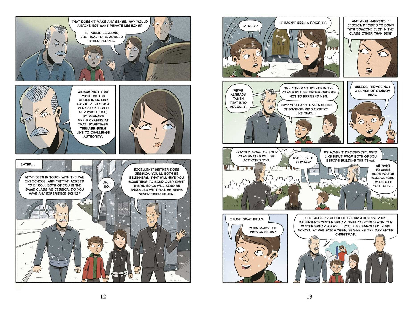 Spy Ski School the Graphic Novel (Book #4)