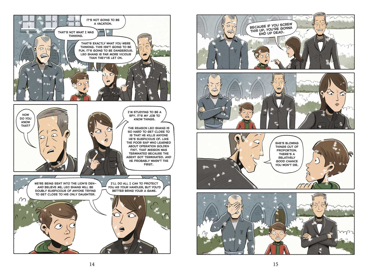 Spy Ski School the Graphic Novel (Book #4)