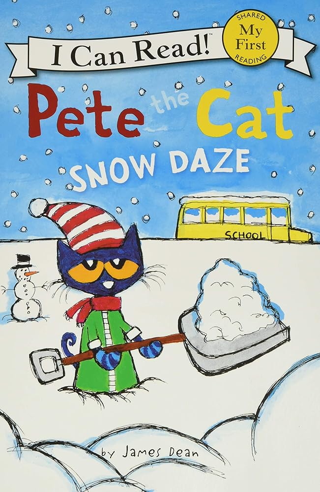 Pete the Cat: Snow Daze: A Winter and Holiday Book for Kids (My First I Can Read) cover image