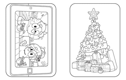 Bluey: Merry Christmas: A Coloring Book
