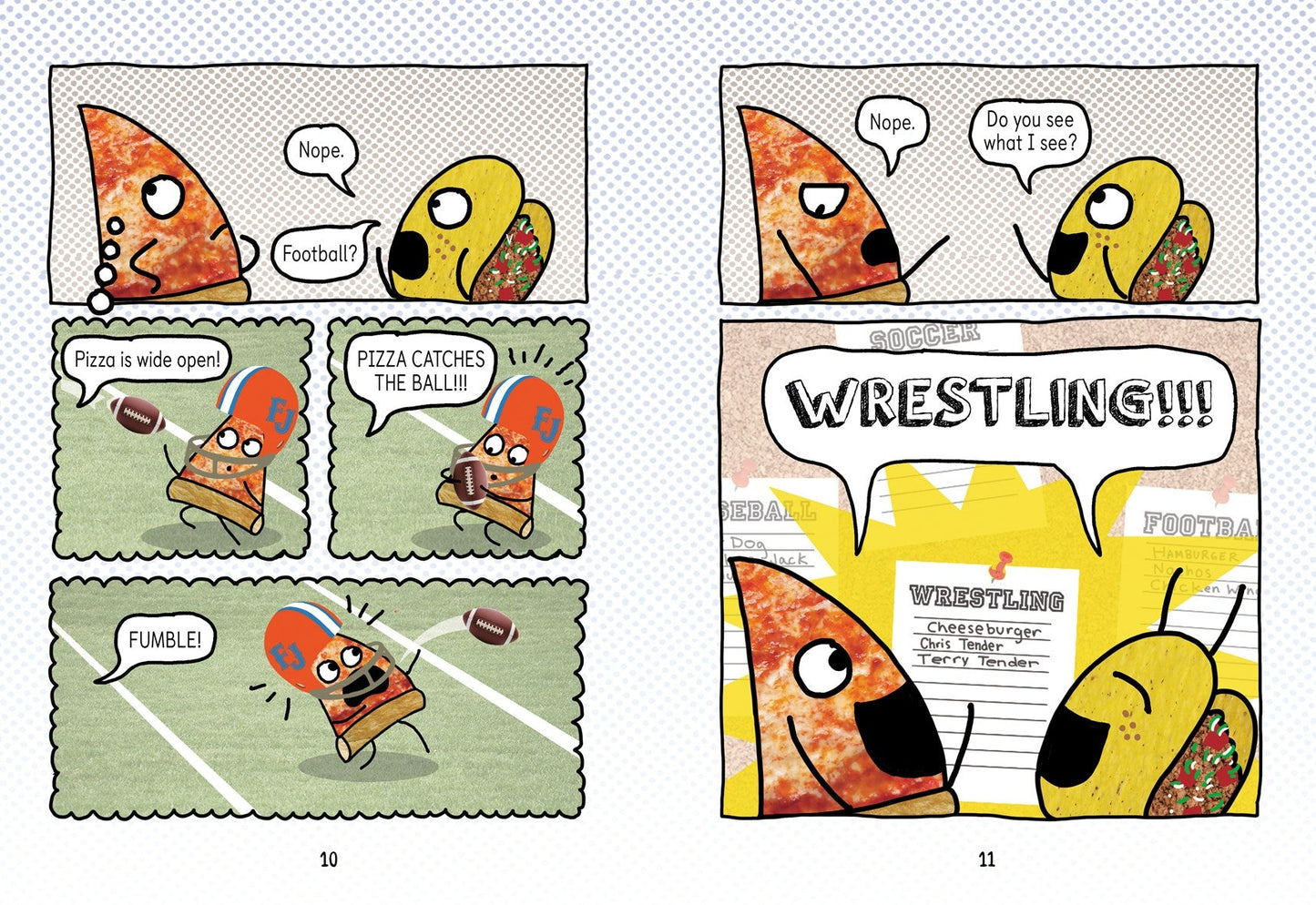 Pizza and Taco: Wrestling Mania! (A Graphic Novel) (Book #7)