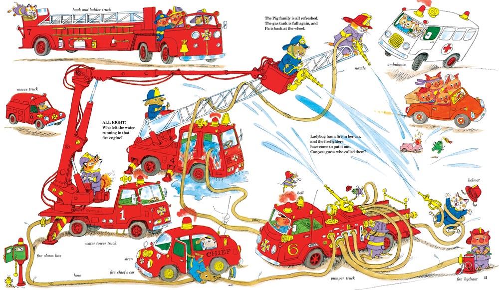 Richard Scarry's Cars and Trucks and Things That Go (50th Anniversary Edition)