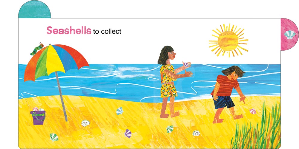 A Day at the Beach with The Very Hungry Caterpillar: A Tabbed Board Book