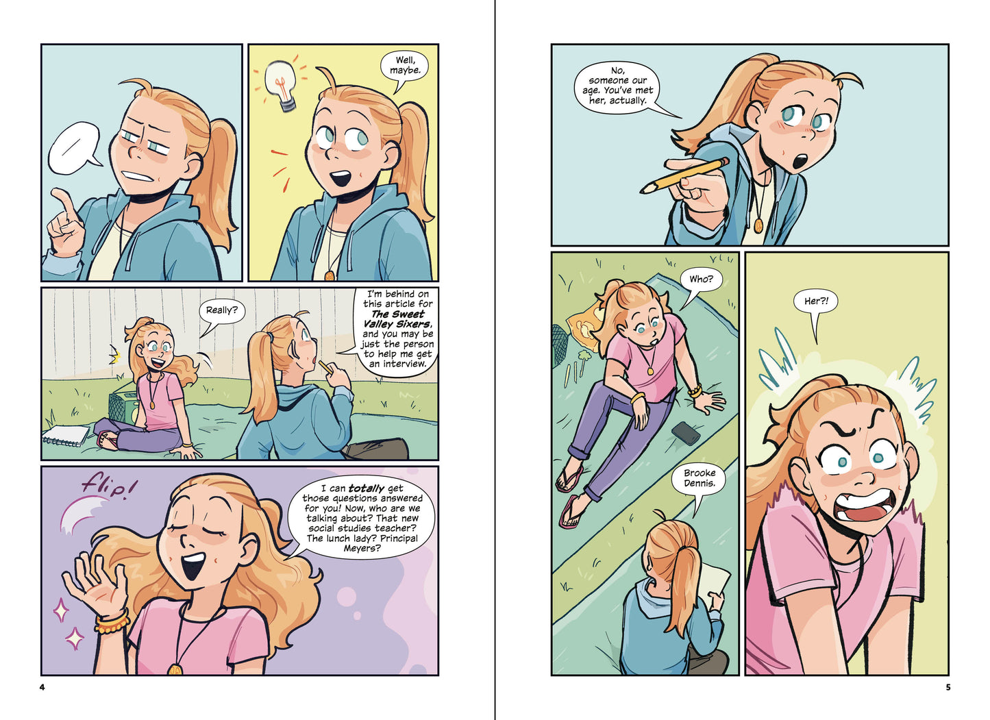 Sweet Valley Twins: The New Girl (A Graphic Novel) (Book #6)