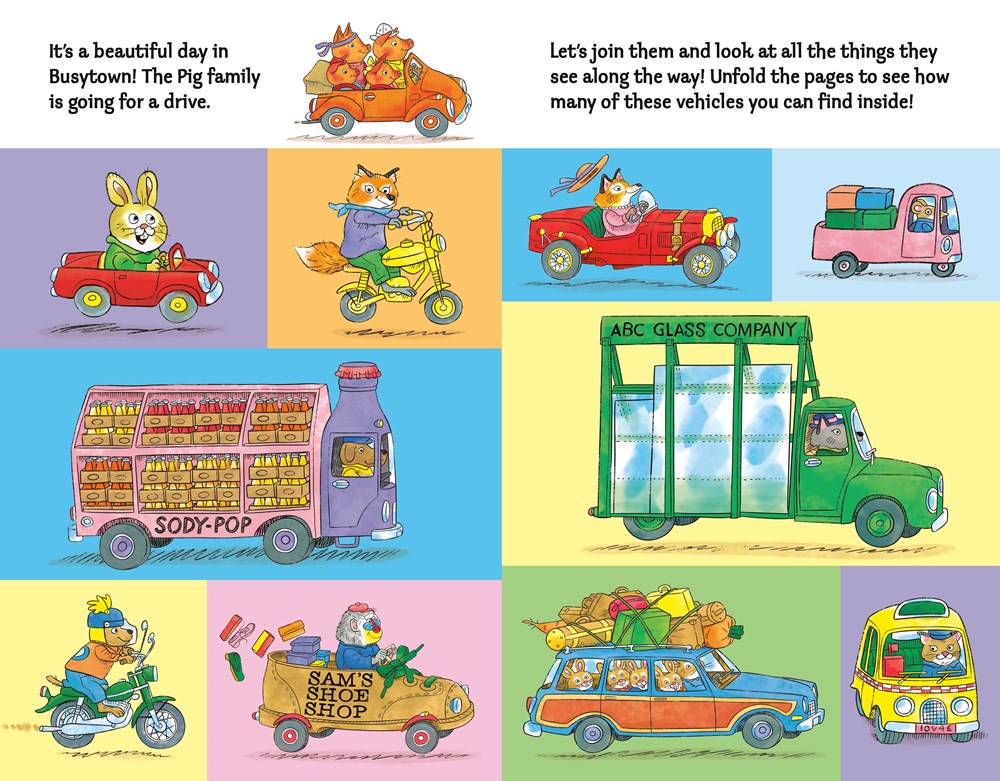 Richard Scarry's Cars and Trucks Fold-and-Find!