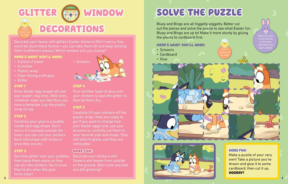 Bluey: More Easter Fun!: A Craft Book: Includes Easter Pouch Cutout