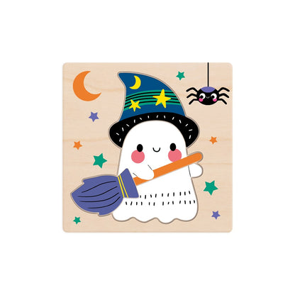 Spooky Friends Set of 4 Wood Puzzles