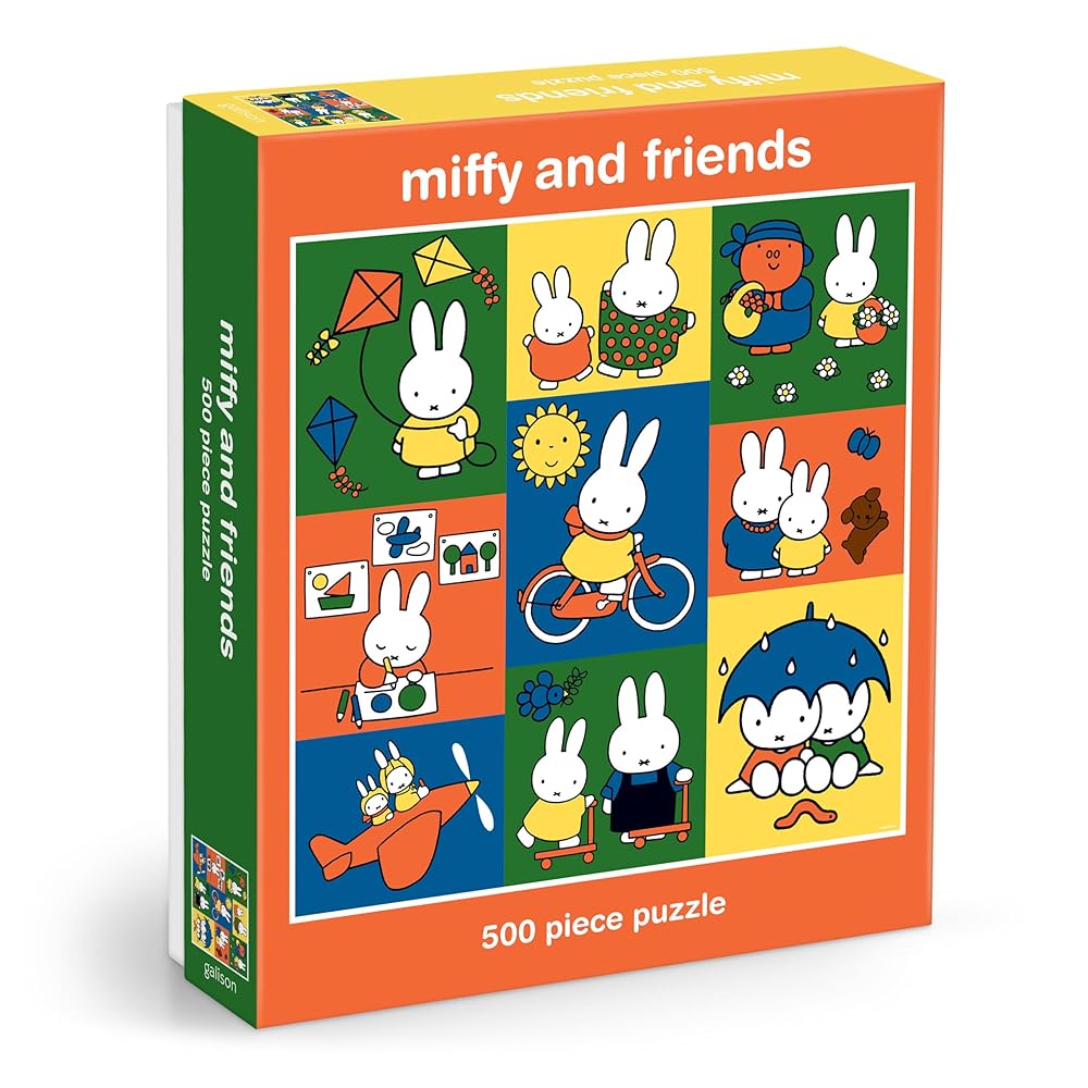Miffy and Friends 500 Piece Puzzle cover image