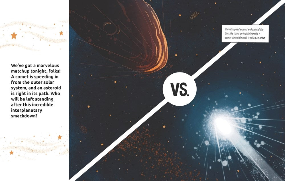 Cosmic Collisions: Asteroid vs. Comet