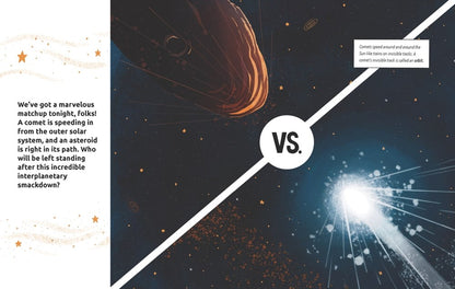 Cosmic Collisions: Asteroid vs. Comet