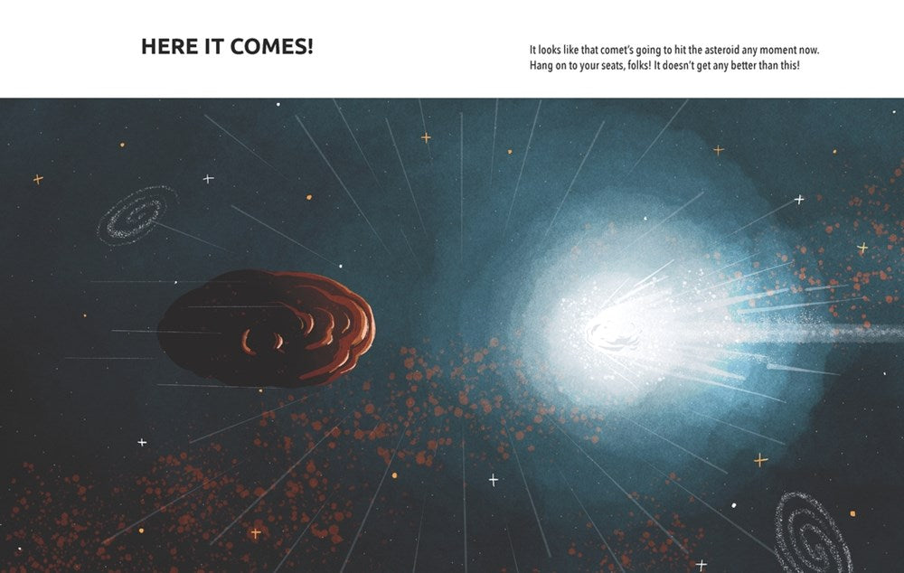 Cosmic Collisions: Asteroid vs. Comet