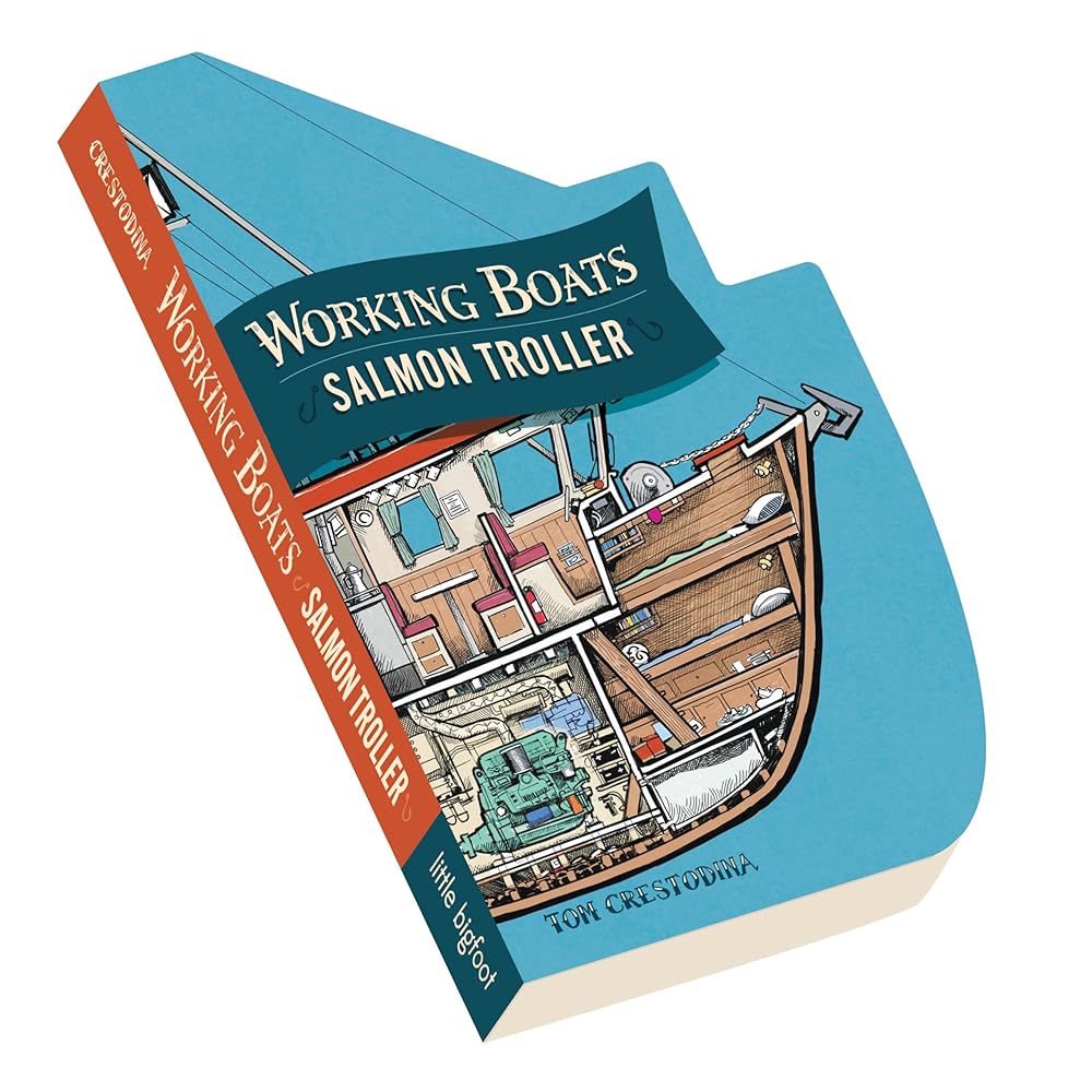 Working Boats: Salmon Troller (board book): A Look-Inside Book cover image