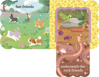 Babies Love Friendship: Chunky Lift-a-Flap Board Book