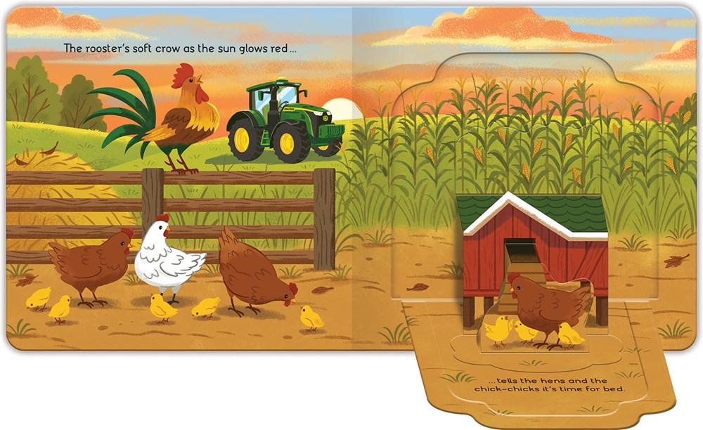 John Deere Kids Good Night, Tractor: Pop-Up Surprise