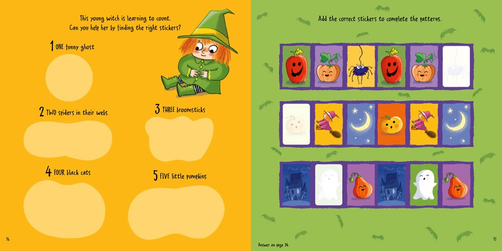 Five Little Pumpkins: Sticker Activity Book