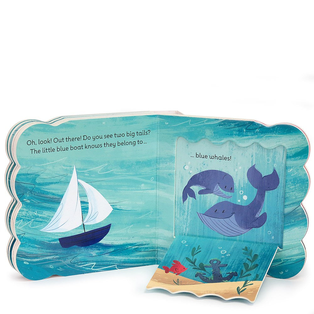 Little Blue Boat: Chunky Lift-a-Flap Board Book