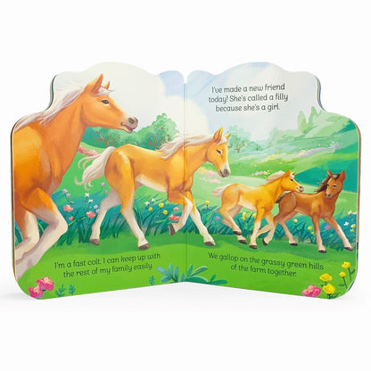 A Little Colt: An Animal Shaped Board Book