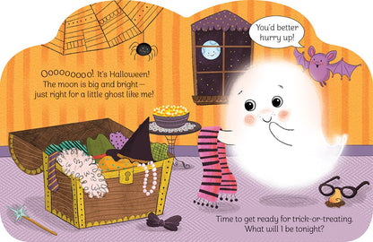 Funny Little Ghost: A Halloween Shaped Board Book