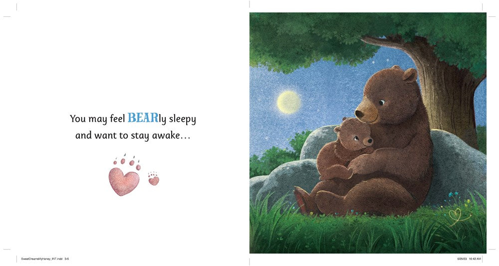 Sweet Dreams, My Honey: A Heartfelt Bedtime Board Book for Babies and Toddlers