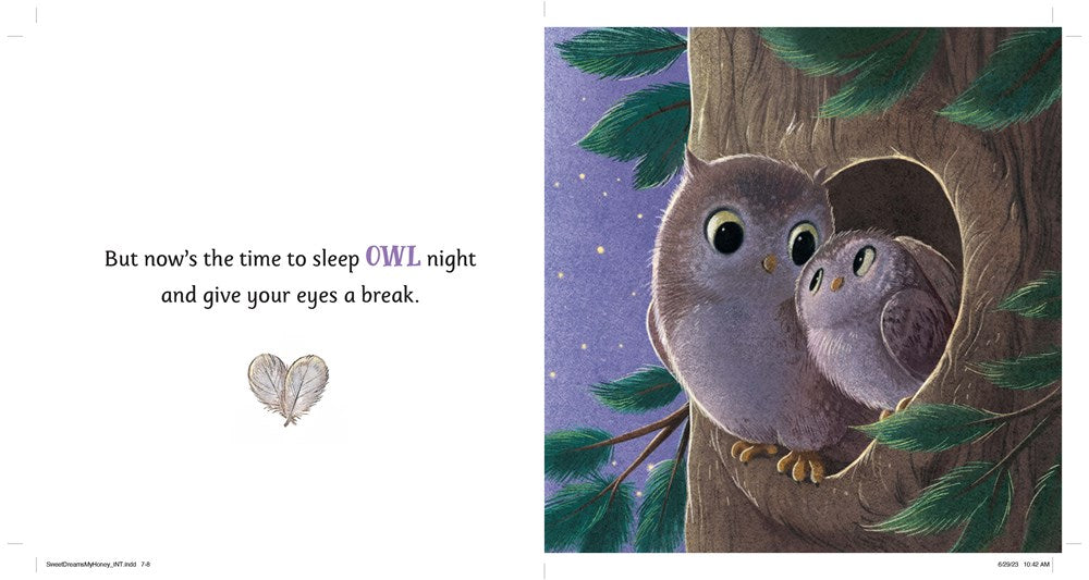 Sweet Dreams, My Honey: A Heartfelt Bedtime Board Book for Babies and Toddlers