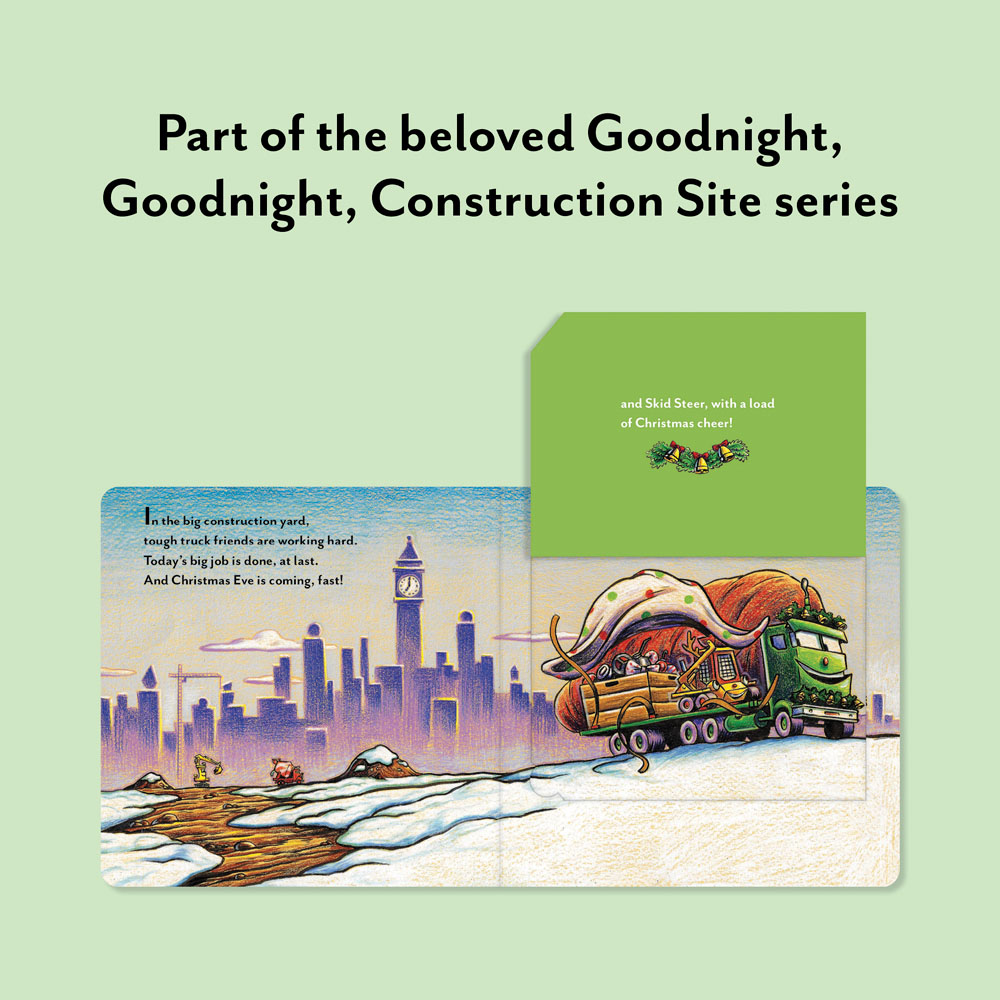 Construction Site: Merry and Bright: A Christmas Lift-the-Flap Book