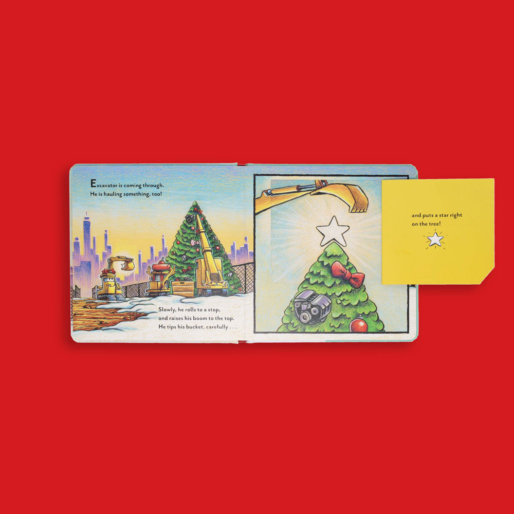 Construction Site: Merry and Bright: A Christmas Lift-the-Flap Book