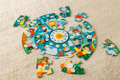 Floor Puzzle - Telling the Time