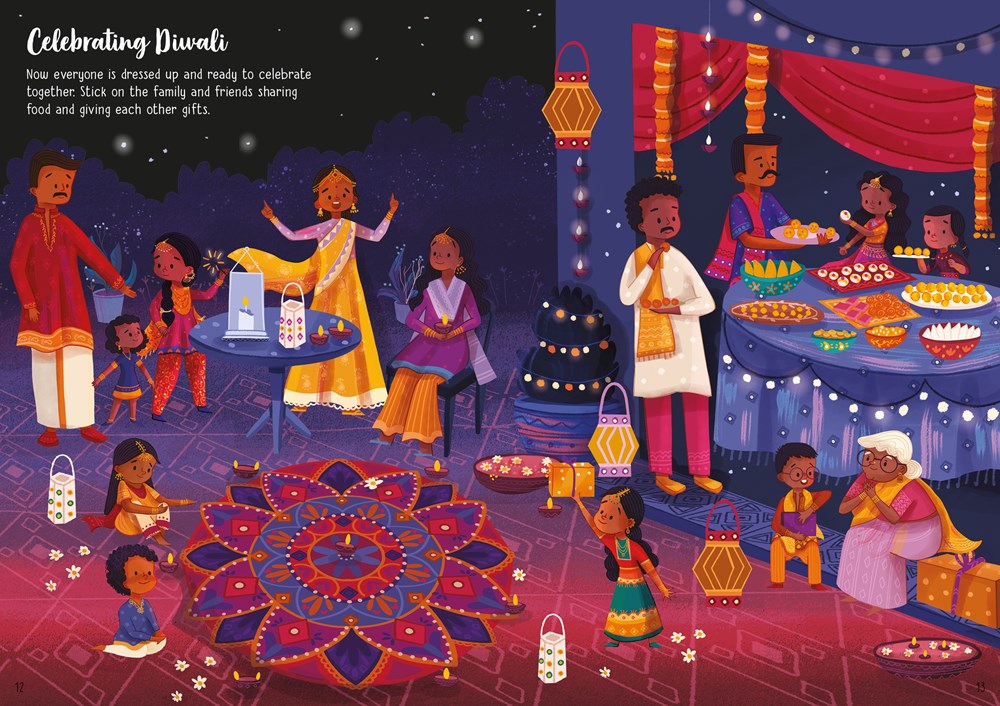 Little First Stickers: Diwali