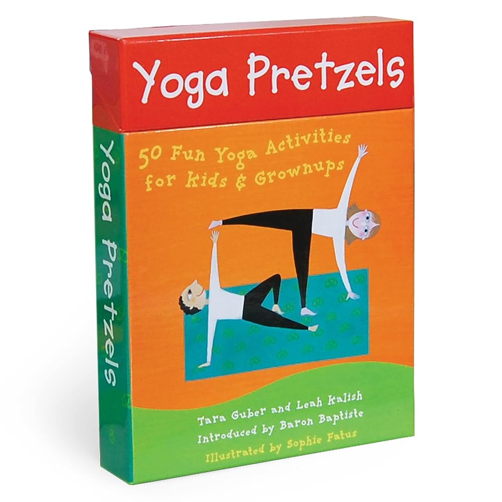 Yoga Pretzels: 50 Fun Yoga Activities for Kids & Grownups (Barefoot Books Activity Decks) cover image