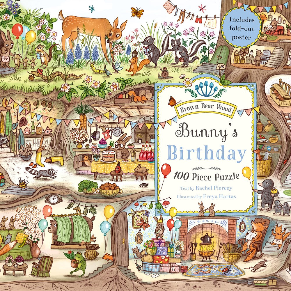 Bunny's Birthday Puzzle: A Magical Woodland 100 Piece Puzzle