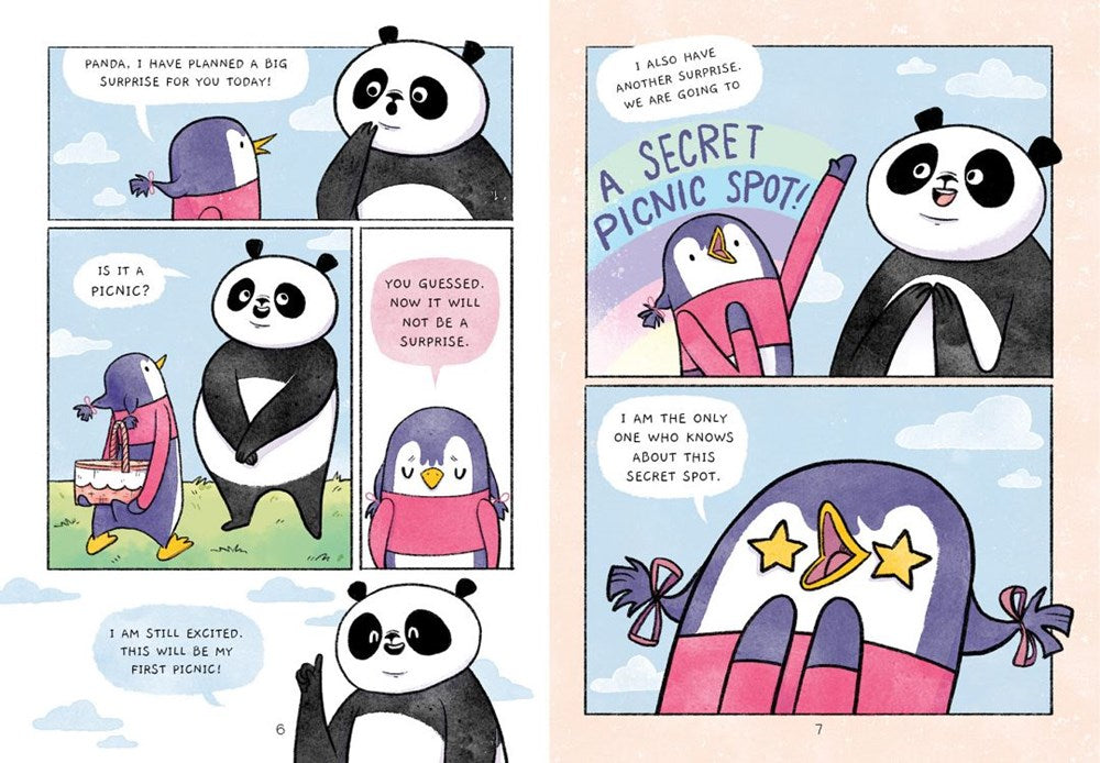 The Adventures of Penguin and Panda: Surprise!: A Graphic Novel (Book # 1)