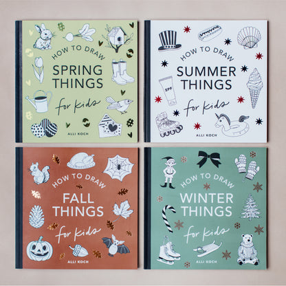 Fall Things: How to Draw Books for Kids with Pumpkins, Scarecrows, Turkeys and More (Book #10)