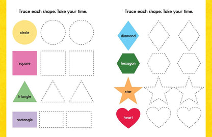 My First Preschool Shape Tracing Workbook: Fun Activities to Teach Pencil Control and Pre-Writing Skills